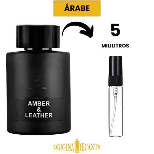 AMBER AND LEATHER